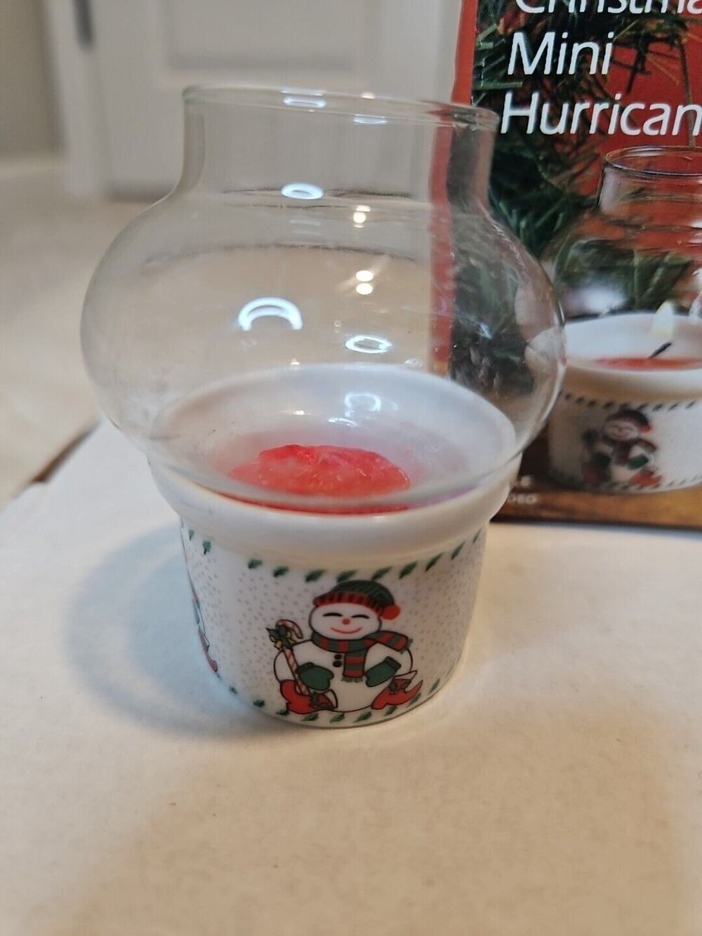 Christmas Mini Hurricane Candle Lamp